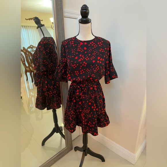 influence Dresses & Skirts - Influence red hearts ruffles dress!